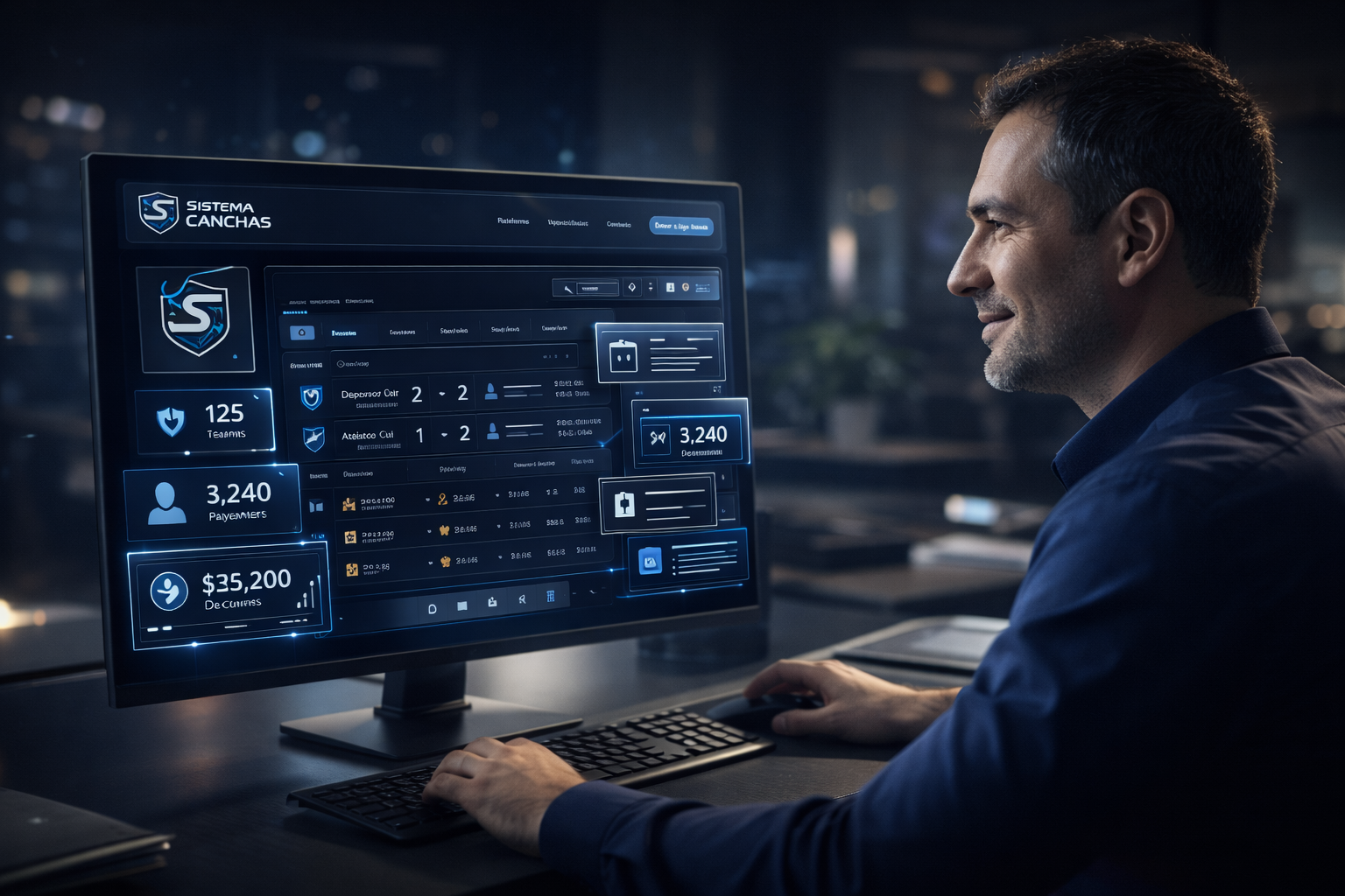 Identidad visual de Sistema Canchas